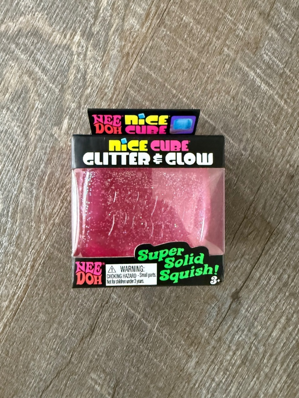 NeeDoh Nice Cube Glitter & Glow